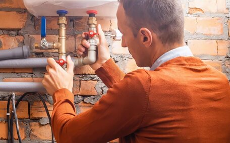 Turn Gas Meter Valve